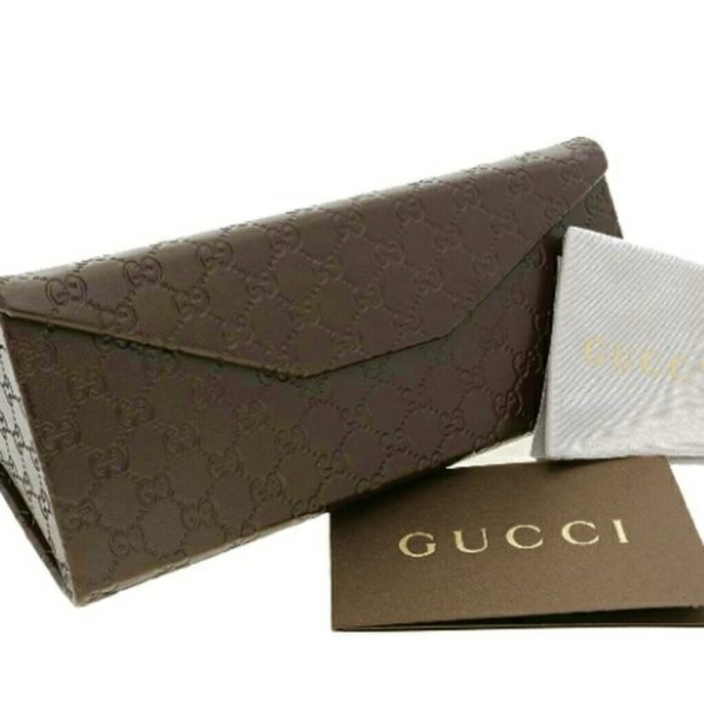 NEW GUCCI GG Logo Eyeglasses Case